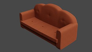 Simpsons Piano Room Couch model