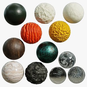 Blender Procedural Material Pack 19 3D model