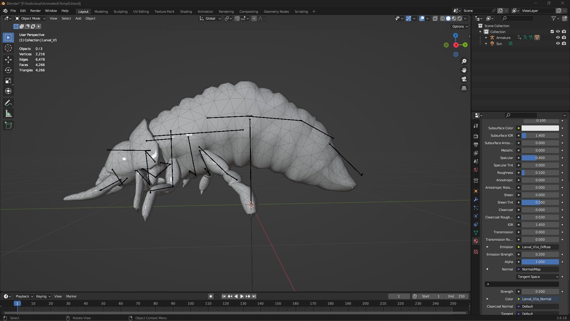 3D Larval-V1e https://p.turbosquid.com/ts-thumb/5P/DEdYiq/Zu/wireframe2/jpg/1776844387/1920x1080/fit_q87/f5212452638455da4e8a72710d5107bf9ab141af/wireframe2.jpg