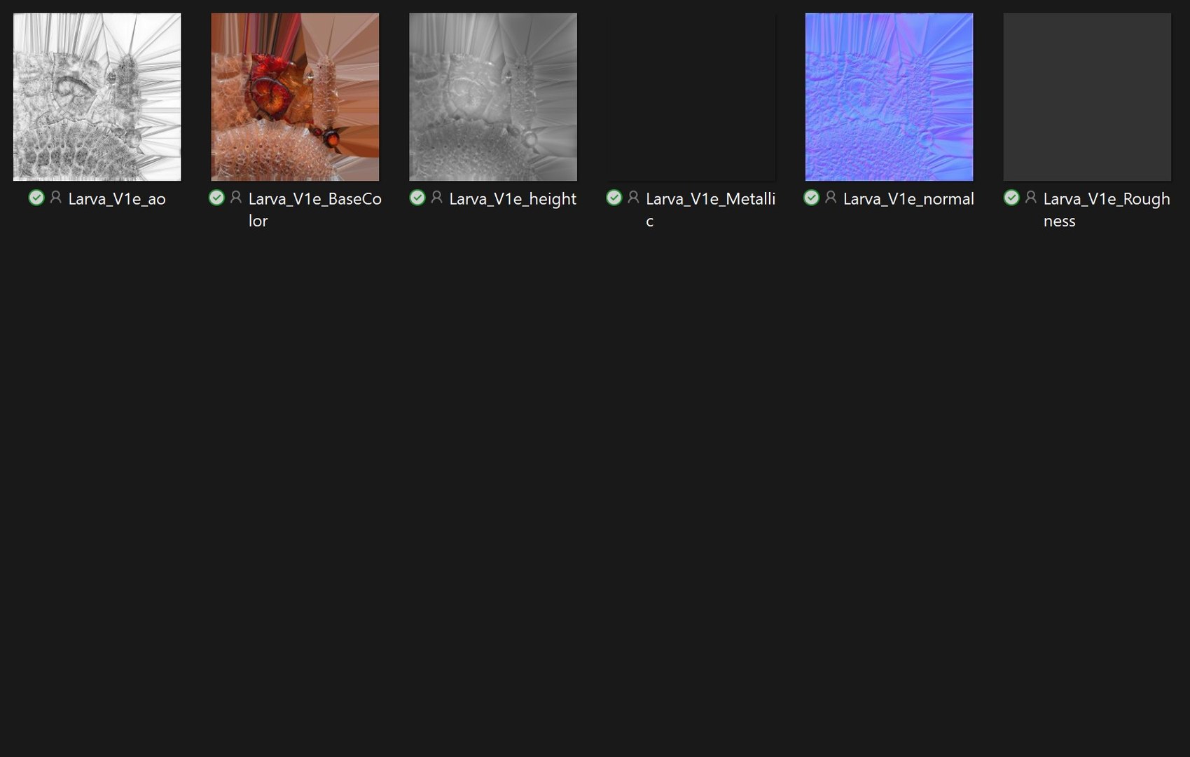 3D Larval-V1e https://p.turbosquid.com/ts-thumb/5P/DEdYiq/oO/unwrap5/jpg/1776844389/1920x1080/fit_q87/caf80bc3a97cc8060b750b9a668ea73ee76ceb84/unwrap5.jpg