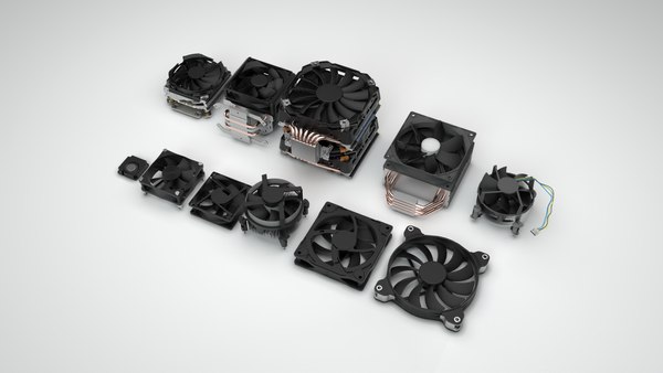 CPU プロセッサー クーラー ファン3Dモデル - TurboSquid 2138508