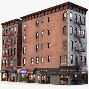 151 East Low poly Manhattan Building