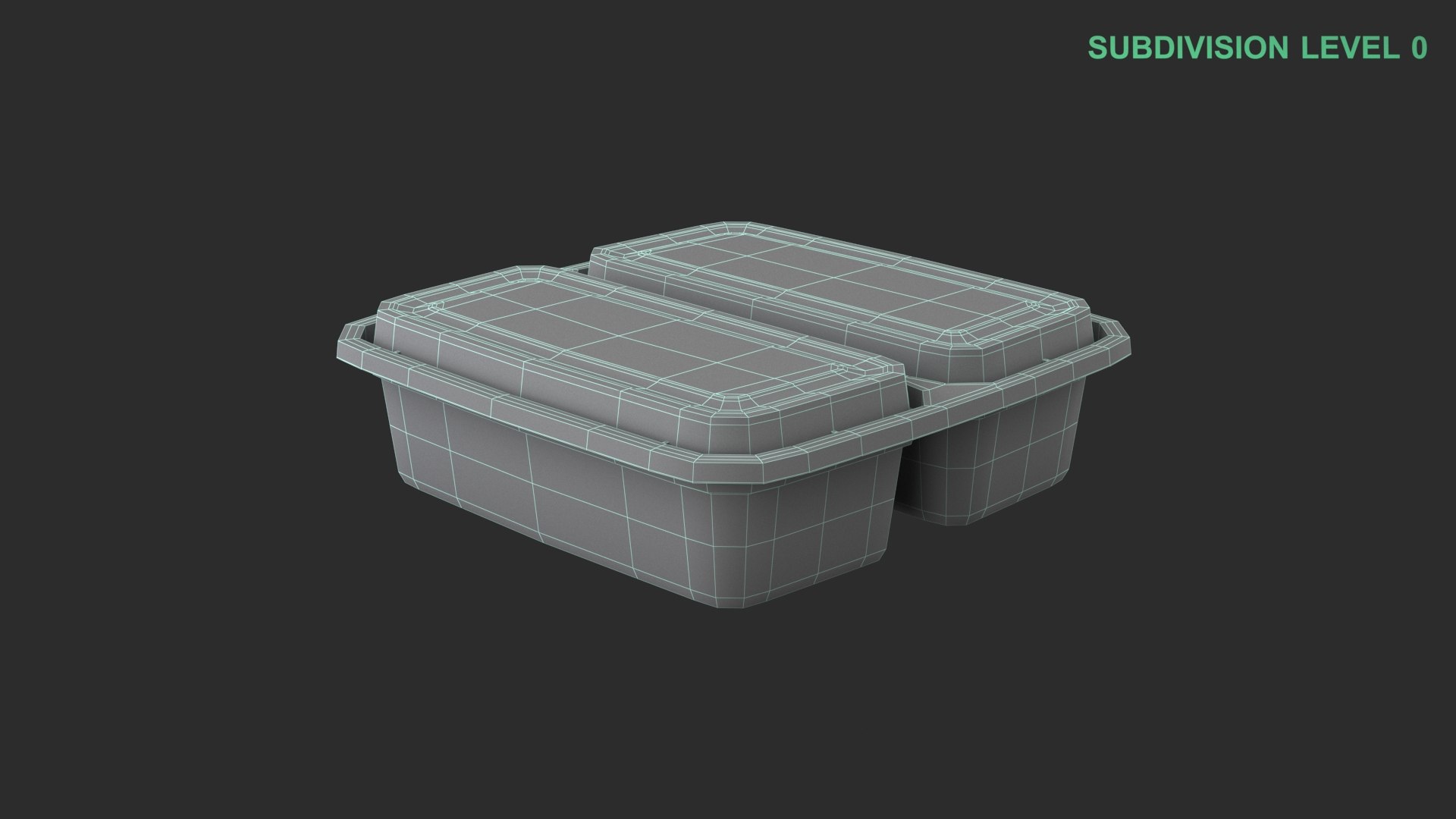 3D Takeaway Food Container - TurboSquid 2352642