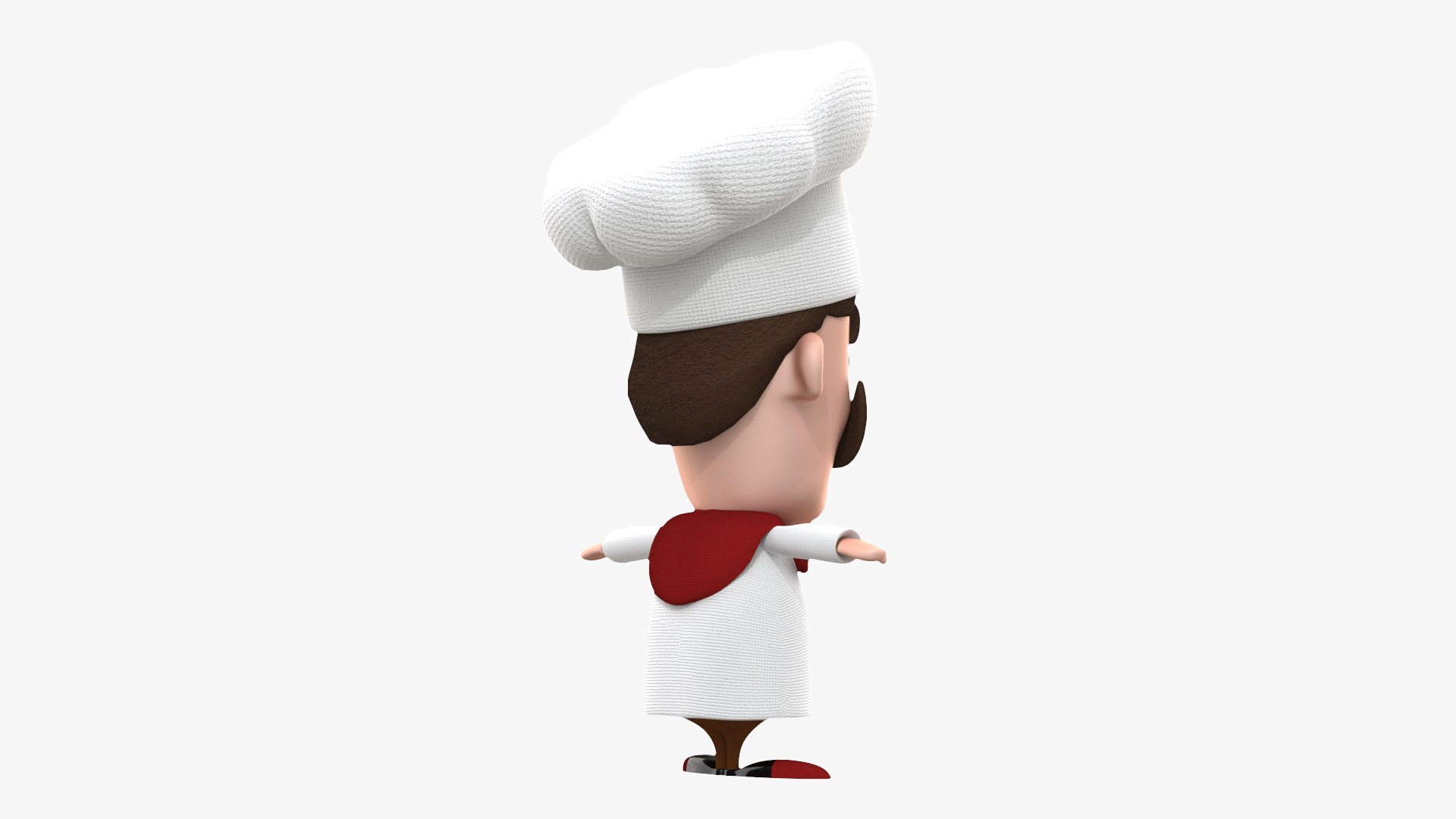 Cook Character 3D model - TurboSquid 1908531