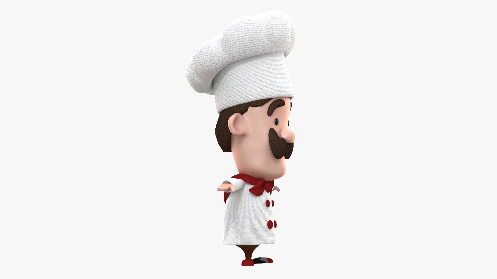 Cook Character 3D model - TurboSquid 1908531
