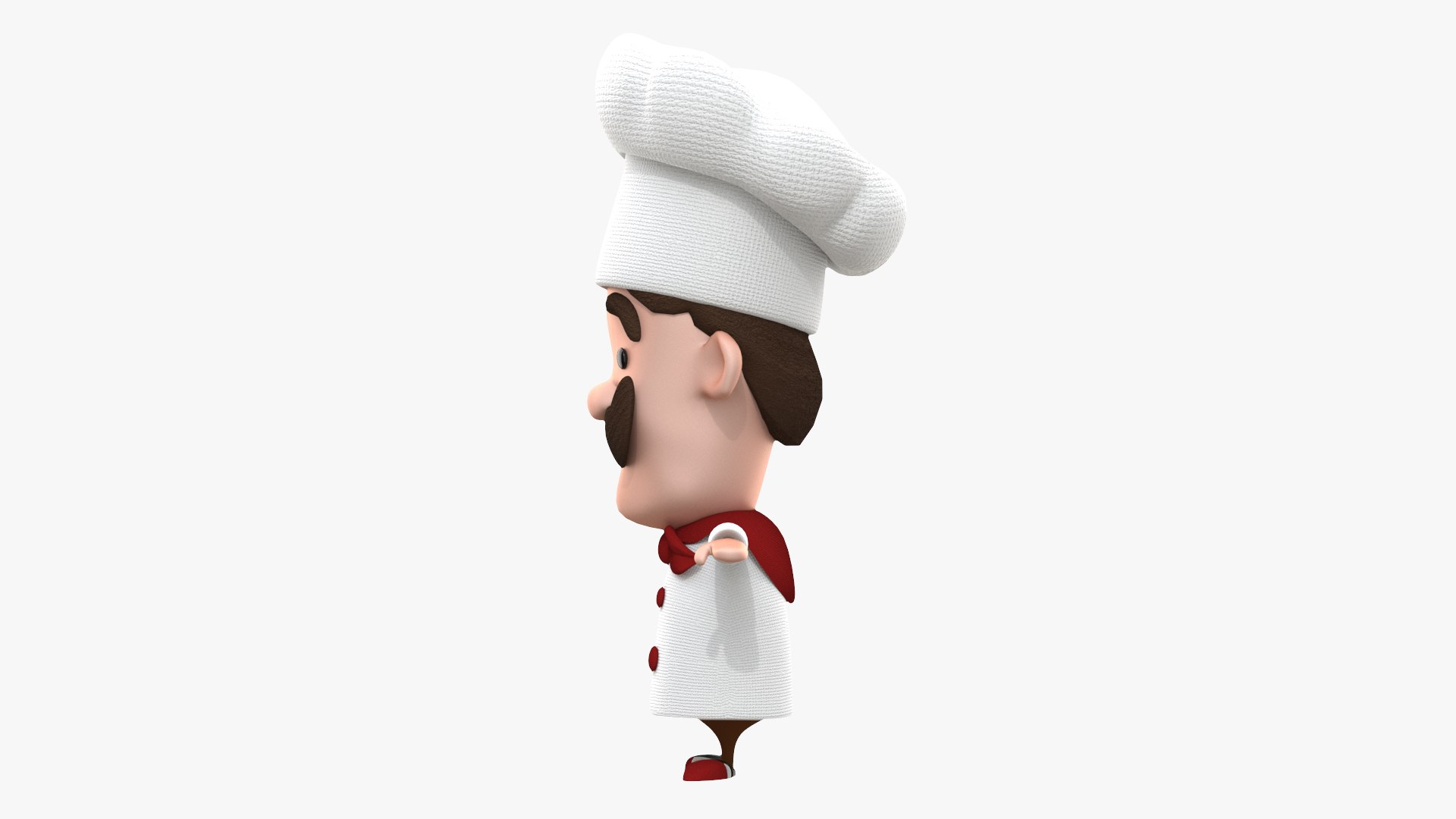 Cook Character 3D model - TurboSquid 1908531