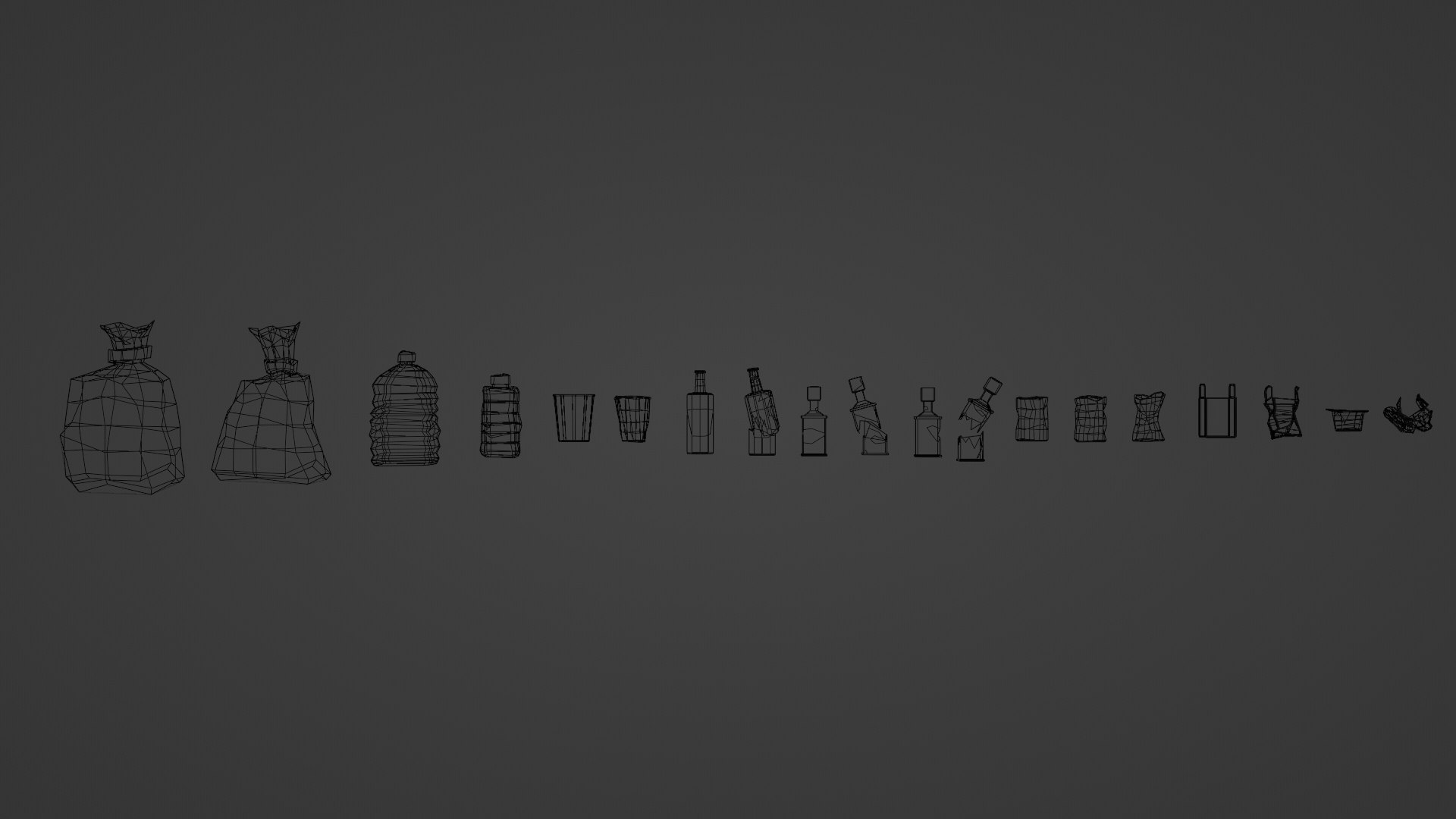 Free Trash Low Poly 3D Models 3D Model - TurboSquid 1956996