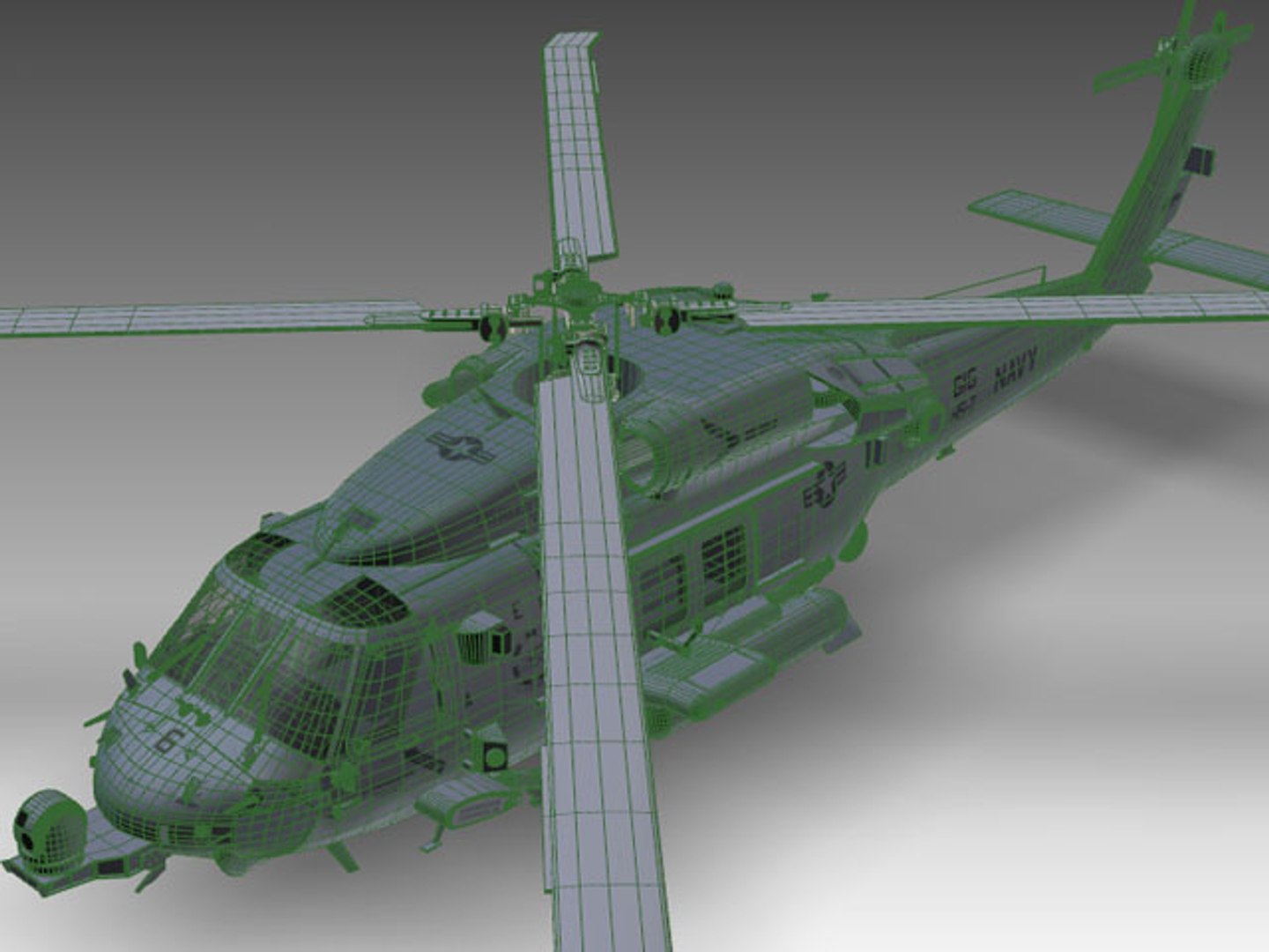 max hh-60h seahawk rescue helicopter