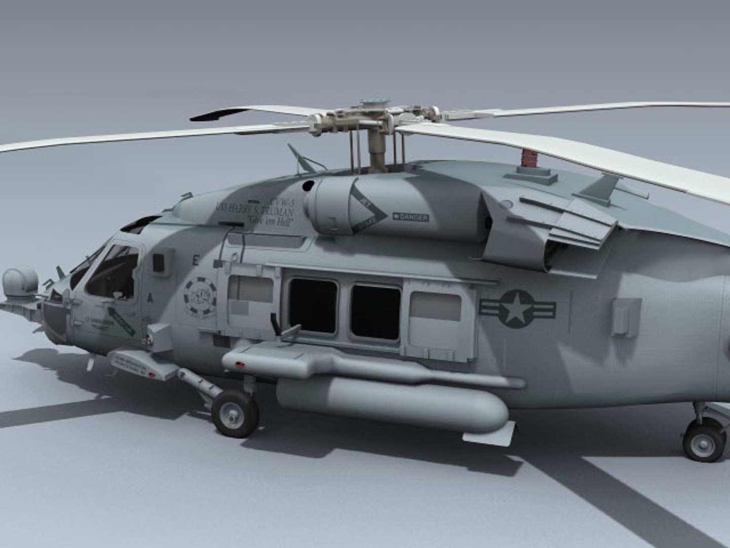 max hh-60h seahawk rescue helicopter