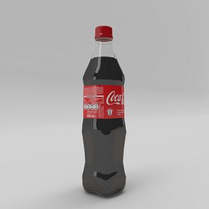 Bottle Coca-cola 1 3D model