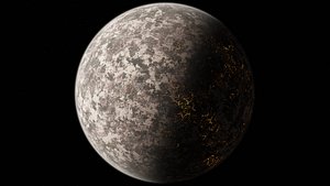 8K Fictional Magma Planet 7