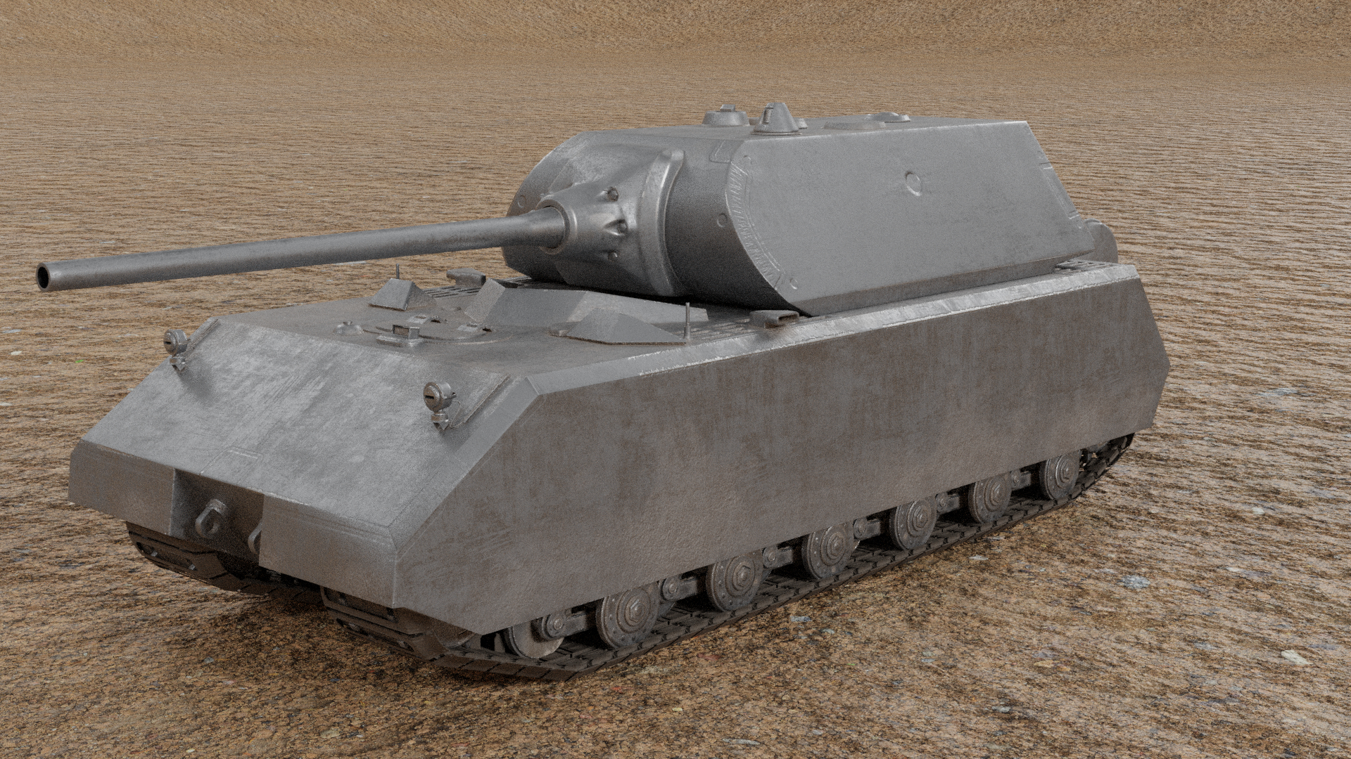 Maus Tank - Game-Ready - RIGGED - LOW-POLY 3D Model - TurboSquid 1753721