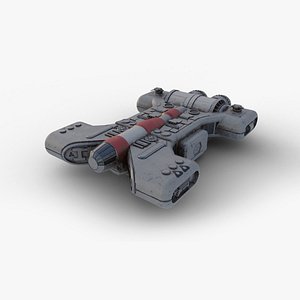 Corellian starship 3D model