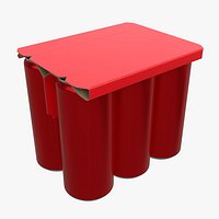 Cardboard Beverage 6-cans Holder