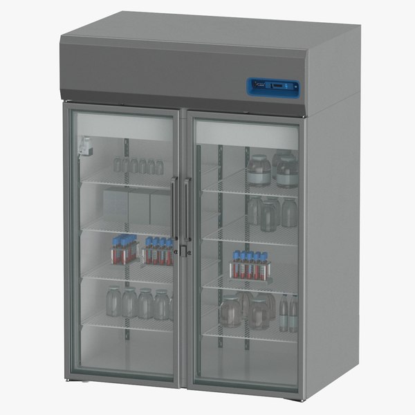 Freezer Fridge Empty and In Use 3D model