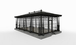 Winter Pavilion 3D model