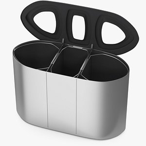 3D Recycle Bin Triple Aperture