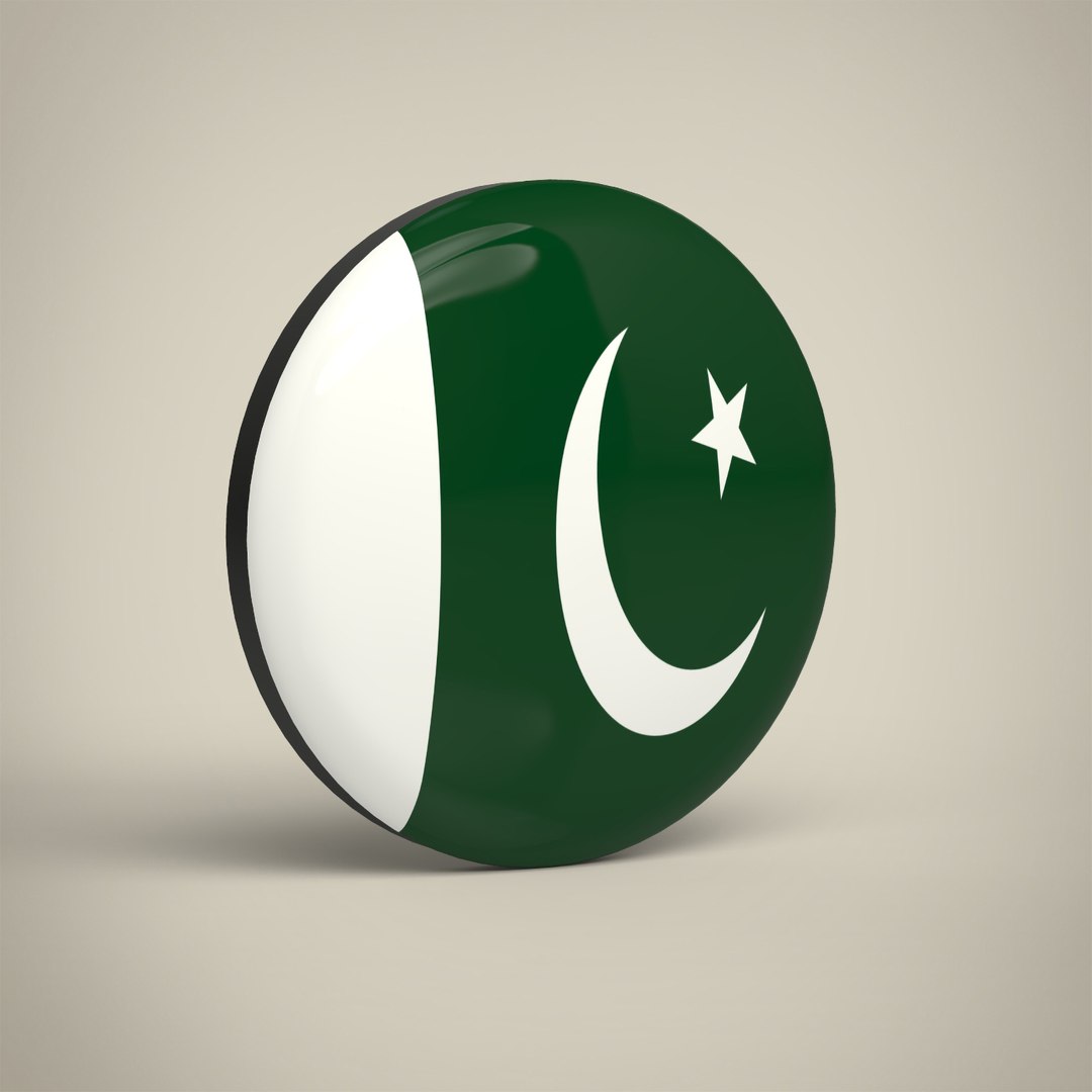 3D Pakistan Badge - TurboSquid 1813392