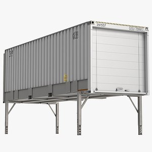 3d swap body container iso model