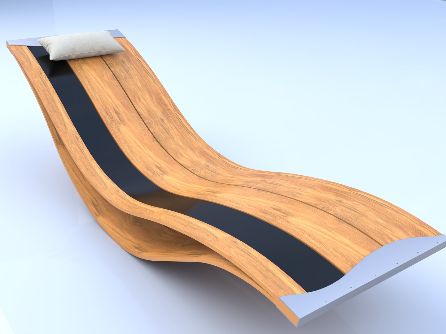 Lounge Chair Designed Pooz 3D Model - TurboSquid 1695261