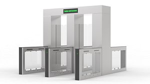 Turnstile Gate 3D model