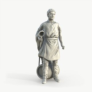 Brewer Statue 3D model