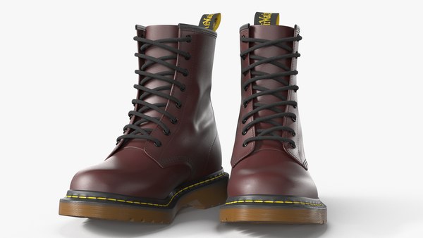 Martens 1460 Dr Martens Cereza Martens Botas Con Cordones '1460