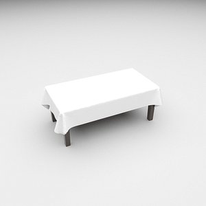 Table with Cloth 91cm x 183cm