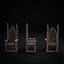 3D GOTHIC INTERIOR PROPS ASSET Collection