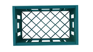 3D model European Milk Crate