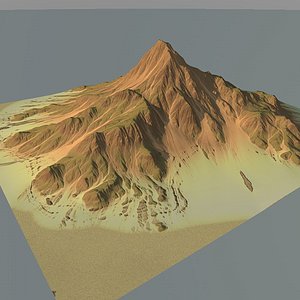 Lowpoly Mountain x1