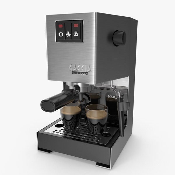 3D model gaggia classic espresso maker