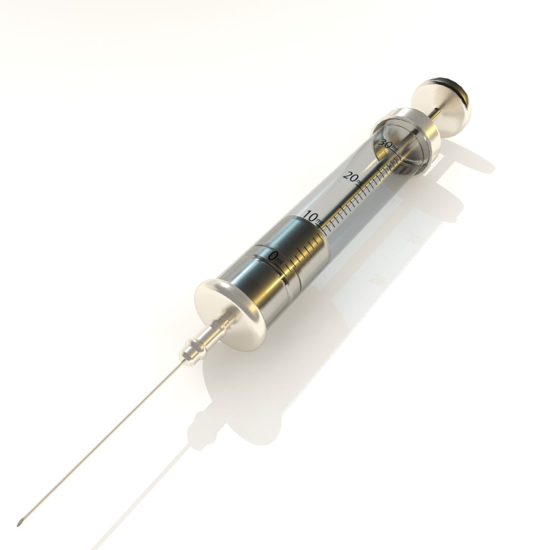 3d Model Syringe