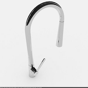 single lever kitchen mixer 3d model