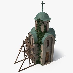 orthodox chapel 3D model