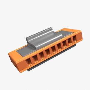 3D model Harmonica