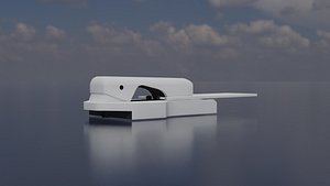 Zipper Boat 3D model