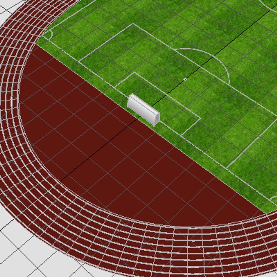 Soccer Field 3d Model