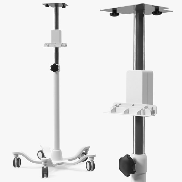 Medical rolling stand adjustable 3D TurboSquid 1689548