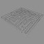 3d 100x25 rectangular maze