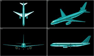 3d obj irkut mc-21-300 aircraft solid