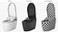 Smart Bidet-Toilette Schwarz
