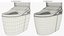 Smart Bidet-Toilette Schwarz
