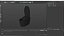 Smart Bidet-Toilette Schwarz