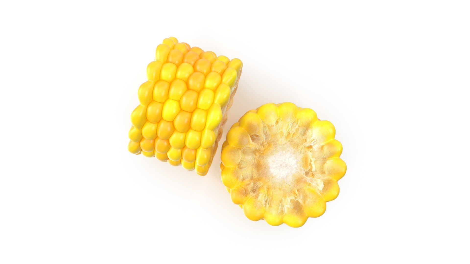 Sliced Corn Model - TurboSquid 2329575