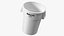 Pattumiera rotonda in plastica bianca Rubbermaid