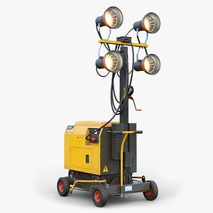 Light Tower GameReady LODs