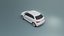 Audi A1 coupe low poly 3D модель