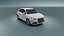 Audi A1 coupe low poly 3D модель