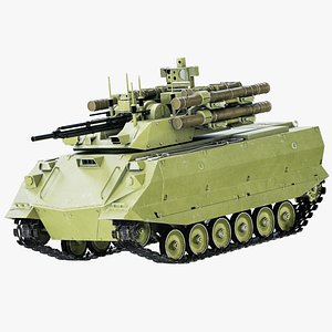 Uran-9 Unmanned Combat Ground Vehicle model